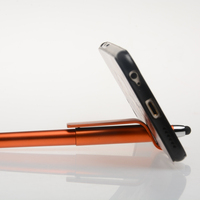 Stylo Tactile à bille en plastique, stylo à écran Tactile, écriture intelligente, stylo Tactile numérique avec support de téléphone