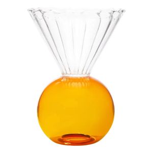 Gobelet à glace en verre borosilicate coloré décoratif fait main OEM, résistant à la chaleur, pour la décoration de table - Product Image 4
