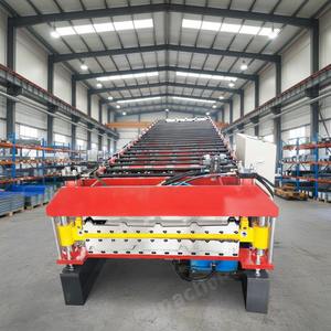 American Popular TR4 TR5 IBR Trapezoidal Metal Roofing <b>Sheet</b> Roof <b>Tile</b> Cold Roll Forming Making Machine - Product Image 1