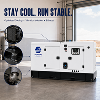   Groupe électrogène diesel 50KW 100KW 200KW silencieux avec ATS, solution d'alimentation de secours industrielle