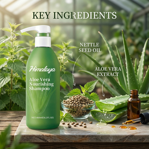 Shampooing Hydratant et Lissant 100% <span class=keywords><strong>Pur</strong></span> <span class=keywords><strong>Aloe</strong></span> Vera Marque Blanche pour Cheveux Ternes, Secs et Frisés - Product Image 3