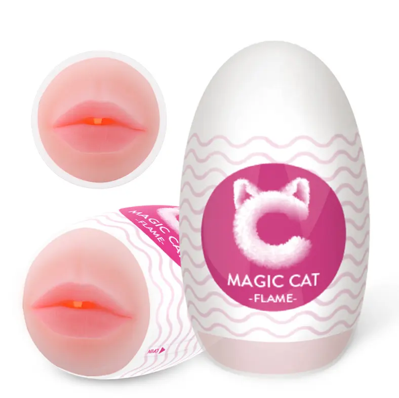 Wholesale Men Masturbation Toys Lifelike Toys Portable Male Masturbator Cup Eggs/magic cat masturbation