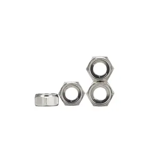 din982 985 a2-70 stainless steel fastener m3-m36 flange nylock nut