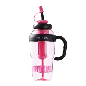 Usine En Gros 1300ml Café Bouteille En Plastique Mignon Grande Capacité Grand Ventre Tasse Avec Paille Et <span class=keywords><strong>Filtre</strong></span> À Thé Sans Bpa - Product Image 5