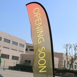 DD lông cờ nhôm bay phong cách ngoài trời bãi biển cờ và Cột cờ tùy chỉnh in ấn Quảng cáo khuyến mãi lễ kỷ niệm biểu ngữ - Product Image 6