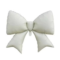 Ballon en aluminium mat coloré en forme de nœud, grande taille, pour décoration de fête, accessoires photo, idéal pour les anniversaires