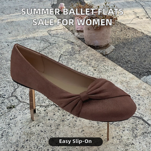 Factory Sale <strong>Ladies</strong> Comfortable <strong>White</strong> Autumn Flat <strong>Loafers</strong> Casual Ballet Slip-on Shoes Soft PU Insole Fisherman's Design Stretch - Product Image 2