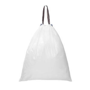 Sacs poubelle automatiques à cordon, en PE recyclable, fermeture facile par nouage, 13-20 gallons, pour poubelle de cuisine sans contact, couches, tampons - Product Image 3