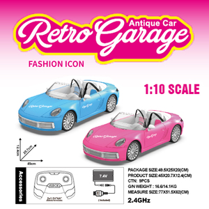 Lucky Toys - Coche de <span class=keywords><strong>Control</strong></span> <span class=keywords><strong>Remoto</strong></span> Rosa 1:10 5CH con Capacidad para Dos Muñecas, Interruptores de Tres Velocidades (Alta/Media/Baja) y Aceleración con un Clic - Product Image 5