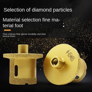 ダイヤモンドコアドリルビット 真空ろう付け式 洗面器/シンク穴開け用 グラナイト・大理石・タイル・セラミック用 - Product Image 5