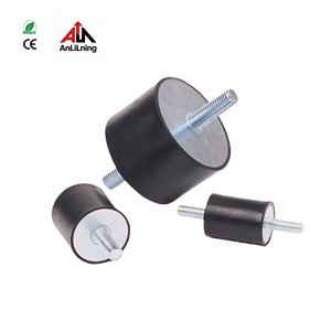 แผ่นรองกันกระแทกยางสีดำแบบ VV พร้อมลวดคู่ภายนอก สำหรับมอเตอร์ทรงกระบอก  ตัวกันกระแทกแบบสกรู  ตัวกันกระแทกสำหรับมอเตอร์อุตสาหกรรม - Product Image 4