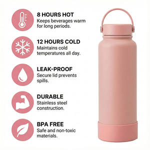 Artículos al por Mayor, Taza de Viaje de Acero Inoxidable, Vasos Térmicos al por Mayor, Botellas de Agua Aisladas, Taza de Viaje de Acero Inoxidable - Product Image 3