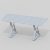 Escritorio Rectangular Moderno y Sencillo de Mármol Crema, Acero Resistente, Ecológico, con Garantía de 15 Años, para el Hogar, Estudiantes, Oficina