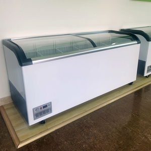 アイランド型冷凍庫、チェスト型冷凍庫、横型曲面ガラス引き戸、スーパーマーケット用アイスクリーム冷凍庫 - Product Image 6