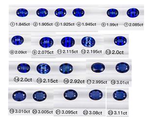 Pierre précieuse saphir corindon <span class=keywords><strong>bleu</strong></span> naturel, taille coussin, taillée à la main, <span class=keywords><strong>prix</strong></span> au carat - Product Image 5