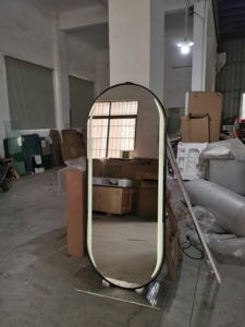 2023 Offre Spéciale LED Station de miroir mural Simple noire, Station totale d'occasion à vendre, Stations de Salon lumineuses, durée de vie de 10 ans - Product Image 3