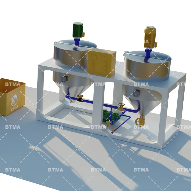 BTMA 오일 정제 기계 팜 오일 정제 팜 오일 정제