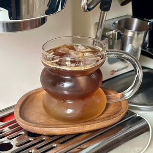 Taza de Vidrio de Borosilicato Alto con Asa, Taza Transparente de Una Sola Capa para Beber, Taza para Leche y Jugo para Niños, Regalo - Product Image 3