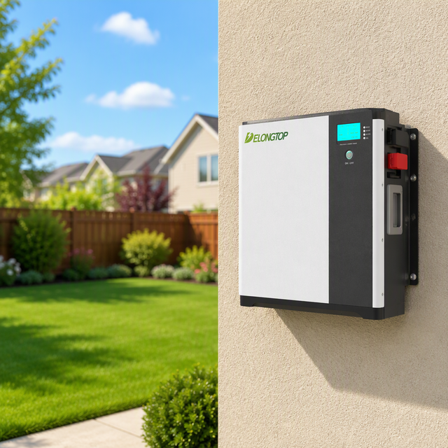 All-In-One 5KW Inverter 48V LiFePO4 Battery 51.2V 100Ah Lithium Ion Battery LiFePO4 Battery Pack for Solar Energy Storage System