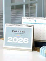 Kalender dinding cetak jam kalender barang promosi Custom cetak kantor kalender dinding