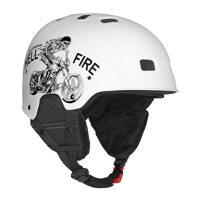 New Custom Logo Vintage Open Face Ski Snowboard Snow Helmet Ski Hel