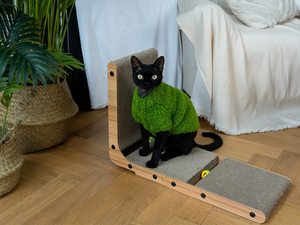 Rascador en Forma de L Desmontable Petdom para Gatos, Poste para Rascar, Juguete para Afilar Garras, Suministros para Mascotas - Product Image 3
