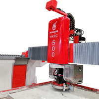 Máquina de Corte y Fresado CNC de 5 Ejes HUALONG con Software Italiano para Mármol, Granito, Encimeras, Fregaderos y Azulejos