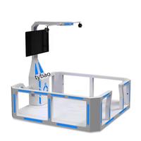 High Profit VR Stand Walking Platform Juego de realidad virtual 9D VR Shooting Simulator 60PCs Películas llenas de diversión, llenas de diversión 1000W