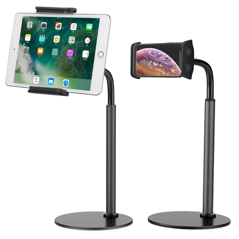Adjustable Cell Phone Stand Holder, Tablet Stand Holder Desktop Stand Holder Dock Compatible for iPad and Smartphone