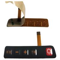 Fabricante de Teclados Electrónicos Personalizados, Panel de Teclado de Membrana de 5 Teclas, Interruptor de Membrana Táctil de Plástico, Teclado con Interruptor FPC, Adhesivo 3M300LSE