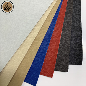 <span class=keywords><strong>Cuir</strong></span> synthétique vinyle gaufré motif litchi <span class=keywords><strong>rouge</strong></span> vif pour sièges de voiture et housses de <span class=keywords><strong>canapé</strong></span> - Product Image 2