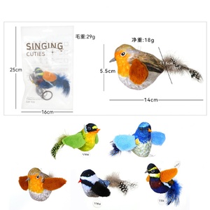 Lifelike Flapping <strong>Bird</strong> Cat Plush Toy Cat Accessories Toys Electric Simulation <strong>Birds</strong> Chirping Teaser Toy Steel Wire - Product Image 4