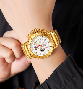 Skmei 9344 Luxe Charme Rvs Band Legering Quartz Analoog Horloge 3bar Waterbestendig Zakelijk Stijl Horloge - Product Image 3