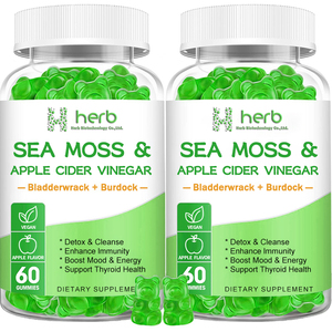 Oem Vegan seamoss Hữu Cơ Gummies cho người lớn chăm sóc sức khỏe bổ sung đường miễn phí biển rêu biển rêu Gummies - Product Image 1