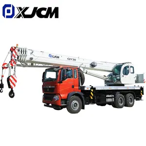 XJCM fábrica 30 ton caminhão móvel hidráulico guindaste QY 30 preço