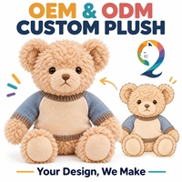 Peluche personnalisée sur mesure, mascotte de dessin animé, jouet en peluche OEM CE ASTM, sans MOQ, fabrication de haute qualité, animaux en peluche avec logo, cadeaux en peluche