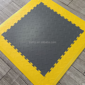 Suelo de garaje de PVC resistente directo de fábrica Diseño de goma entrelazado Estilo <span class=keywords><strong>industrial</strong></span> Superficie antideslizante Gráfico de <span class=keywords><strong>parquet</strong></span> - Product Image 3