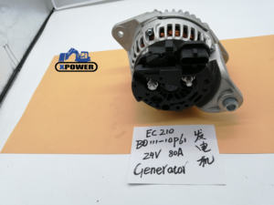 Alternateur de moteur diesel XPower D7D D7E pour excavatrice sur chenilles EC210 EC290 24V 80A 10PK VOE20763576 - Product Image 4