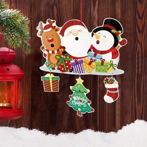 Décorations <span class=keywords><strong>de</strong></span> Noël créatives en forme d'airship étoilé en <span class=keywords><strong>papier</strong></span> – Ornements suspendus et autocollants pour la décoration intérieure et les centres commerciaux - Product Image 2