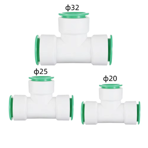 Raccord rapide anti-fuite pour tuyau d'eau lisse 20/25/32 mm, coudes droits, tés, vannes, joints PPR/PVC/<span class=keywords><strong>PB</strong></span>/PERT/PE - Product Image 5
