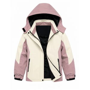 Veste trench en cuir véritable pour femme, coupe slim, à revers, courte, respirante, avec fermeture éclair et boutons, pour le printemps et l'automne - Product Image 1