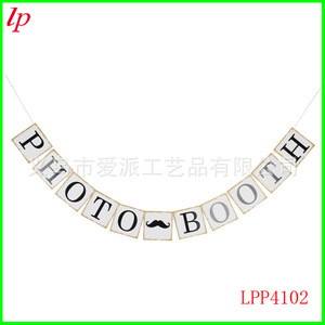 Photo Booth <b>Banner</b> Paper Letter Streamer Wedding Party Decoration LPP4102 - Product Image 1