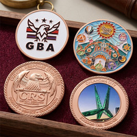 Pièces de monnaie en cuivre personnalisées de 1 OUNCE avec logo en relief, estampage 3D, figurine animale émaillée, artisanat métallique souvenir, pièce de monnaie en cuivre pur
