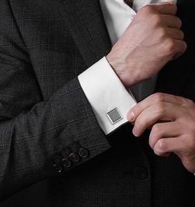 Botones de Metal para Hombre, <span class=keywords><strong>Gemelos</strong></span> de 12 mm, Botones de Presión con Patrón, Botones de Aleación de Zinc Cuadrados con Recubrimiento Metálico para Ropa - Product Image 6