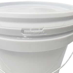 Bền Nhiệm Vụ Nặng Nề 5 Gallon Xô Có Thể Tái Chế Trắng Nhựa Xô Nắp Thùng - Product Image 6