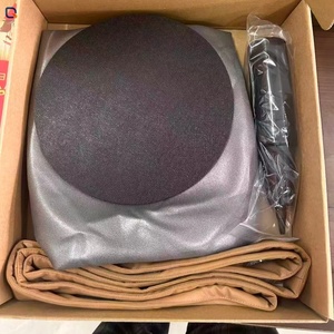 Fauteuil sphérique en <span class=keywords><strong>lin</strong></span> de 65 cm avec ballon de yoga en PVC intégré pour la correction de la posture au bureau, personnalisable avec logo, vente en gros directe usine - Product Image 4