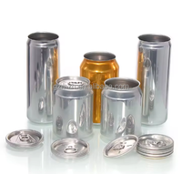 Boîtes en aluminium MH 250ML 330ML 500ML avec couvercles faciles à ouvrir pour pots de boisson de canette élégants personnalisés personnels de bière artisanale