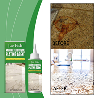 Agent de placage cristallin nanométrique Jue Fish 160ml Revêtement protecteur nano pour surfaces en marbre, carrelage et pierre