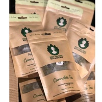 Sachet refermable personnalisé en papier kraft brun biodégradable pour biscuits, avec fermeture éclair et fenêtre, format pochette verticale