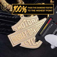Xingsial personnalisé hommes GRA Moissanite bijoux 925 argent rappeur Hip Hop Style personnalisé glacé nom lettre Moissanite pendentif